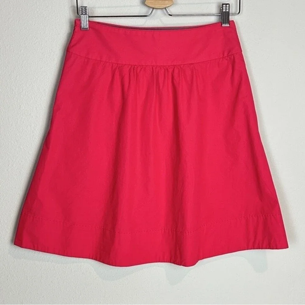 J. Crew Hot Pink A-line Mini Skirt 0